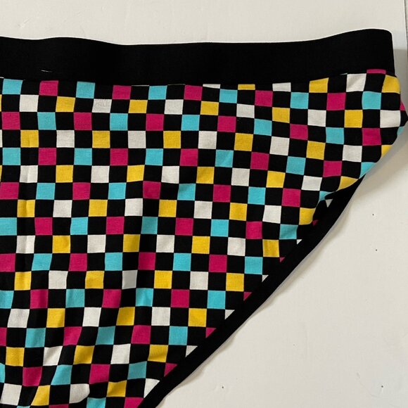 Torrid Panties Underwear Womens Curve Hipster Plus Sz 1 Checkered Multicolor NEW - Picture 7 of 10